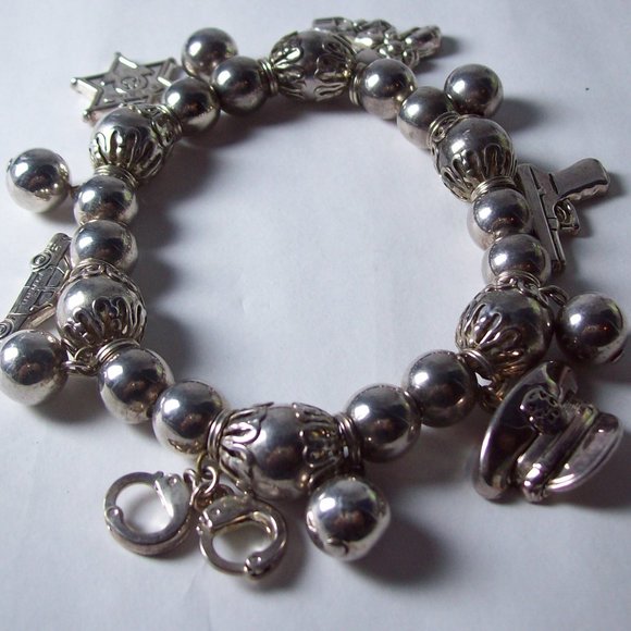 Police Theme Charm Bracelet - Picture 1 of 6